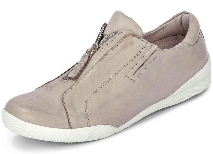 Andrea Conti Slipper mit praktischem Rei&szlig;verschluss 