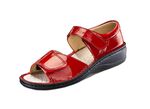 Taurus Damen-Sandalette in Lackoptik ROT