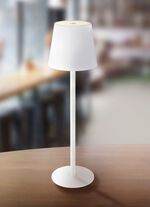 Moderne Tischleuchte f&uuml;r den Innen- und Au&szlig;enbereich 