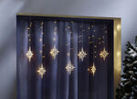 Lichtervorhang Sterne für den Innen- und Außenbereich 