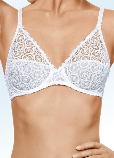 Chantelle Bügel-BH mit Stickereispitze im  Vorderteil 