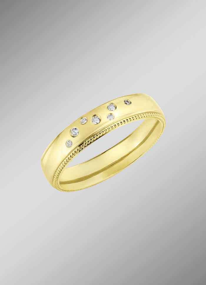 Trauring aus hochwertigem Gold 