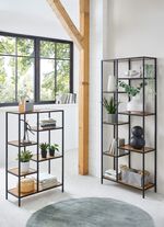 Modernes Regal SCHWARZ-EICHE