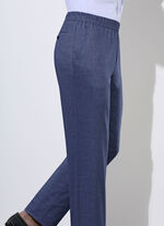 "Klaus Modelle"-Schlupfhose in 3 Farben BLAU MELIERT