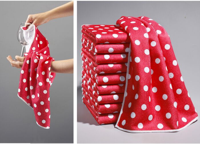 Mikrofaser-Geschirrtücher-Set, 10-teilig 