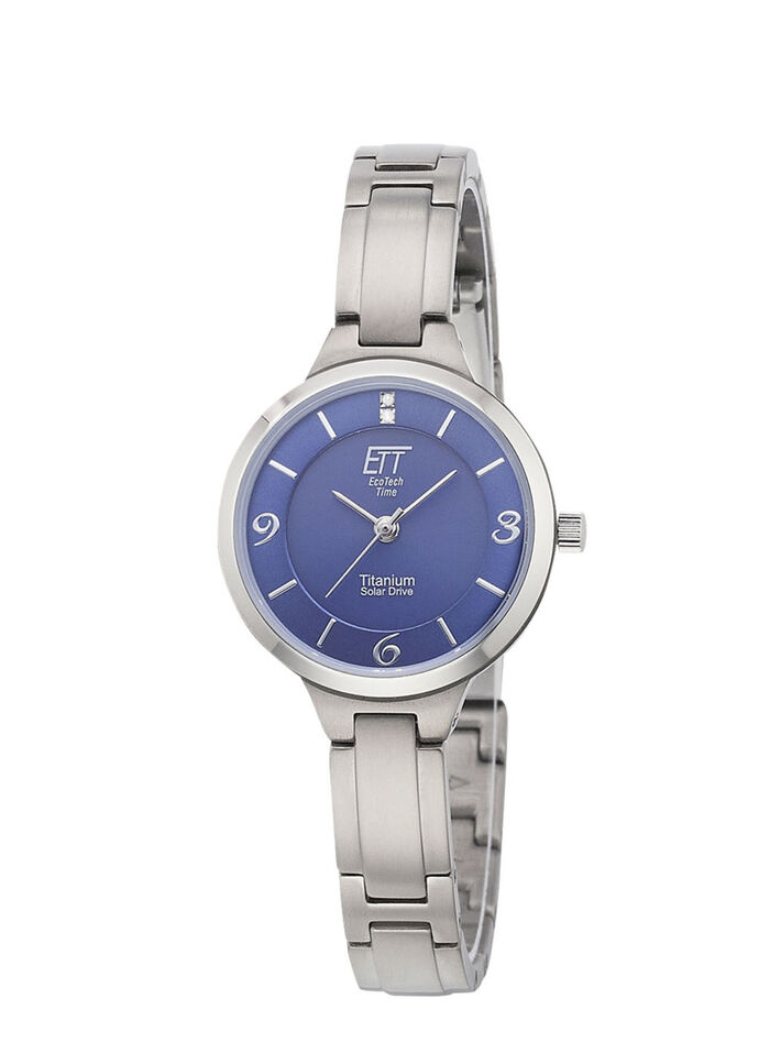 ETT-Solar-Damenuhr mit Quarzuhrwerk 