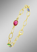 Farbenfrohe Eleganz: Armband mit Quarzen in verschiedenen Farben 