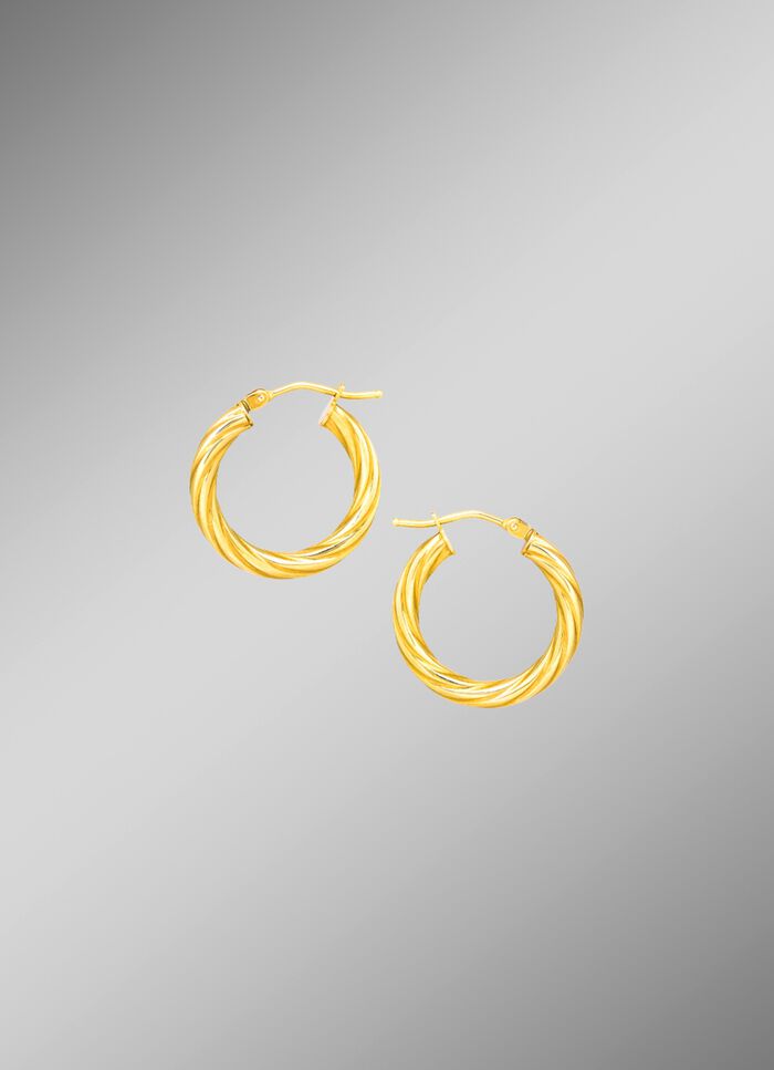 S&uuml;&szlig;e verdrehte Creolen 