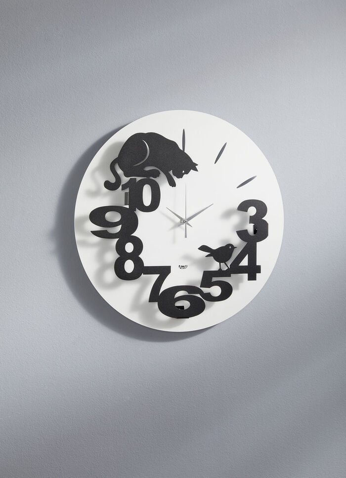 Originelle Wanduhr aus Eisen 