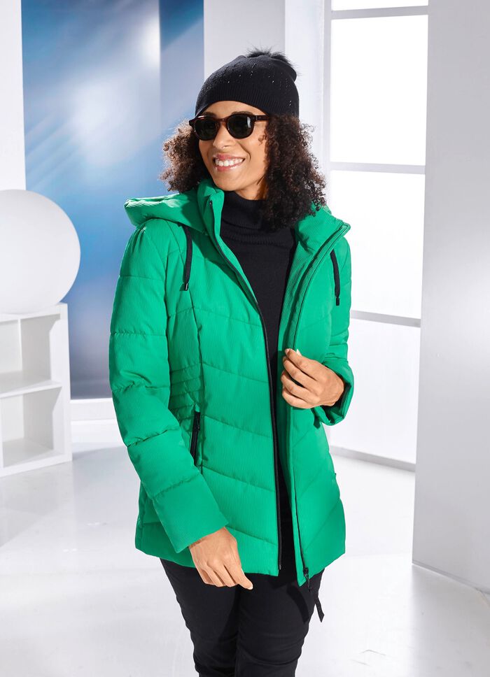 Jacke mit Rei&szlig;verschlussleiste 