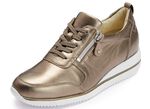 Waldl&auml;ufer, bequeme Damen-Sneaker, Weite H, mit herausnehmbarem Fu&szlig;bett BRONZE