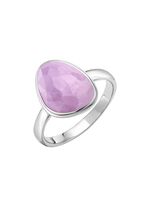 Sch&ouml;ner Damenring mit echt facettiertem Amethyst 