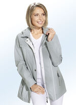 Funktionsjacke mit abnehmbarer Kapuze 