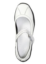 Gemini, klassische Damen-Slipper, Weite G, mit herausnehmbarem Fußbett WEISS