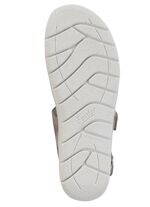 ELENA EDEN Sandale mit verstellbarem Fersenriemchen HELLGRAU