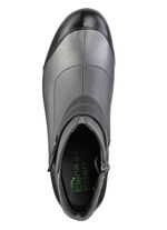 ELENA EDEN, elegante Damen-Stiefeletten, Weite G, mit herausnehmbarem Fu&szlig;bett ALTSILBER-SCHWARZ