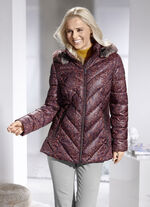 Jacke mit Kunstpelz-Innenausstattung in der Kapuze 