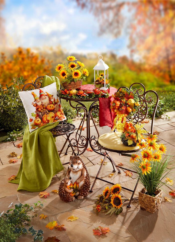 Laterne mit Beleuchtung 