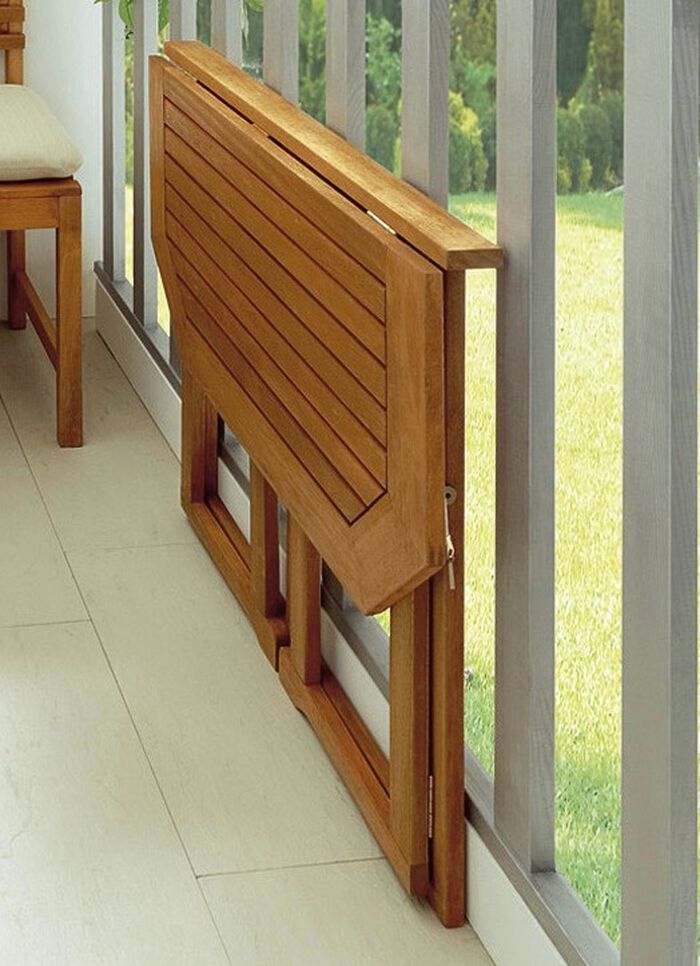 Platzsparende Balkon-M&ouml;bel 