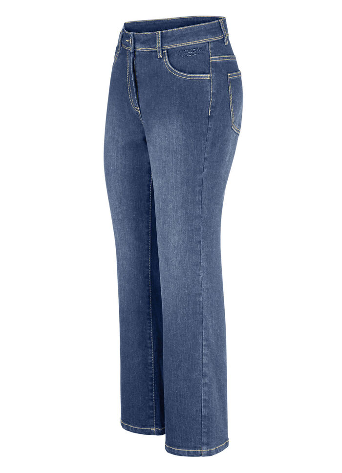 Jeans in Bootcut-Form JEANSBLAU