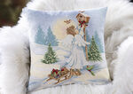 Weihnachtlicher Kissenbezug in Gobelin-Qualität 