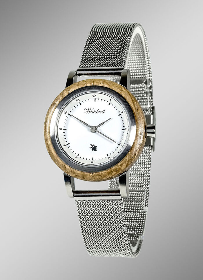 Damenuhr mit Meshband 