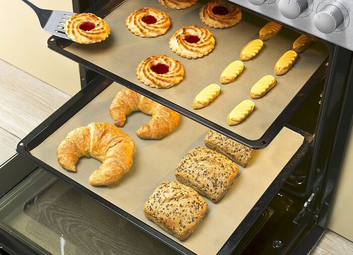 Backfolien-Set, 2-teilig, rei&szlig;fest BRAUN