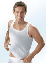 Pfeilring Viererpack Sportjacken aus Feinripp, weiß 