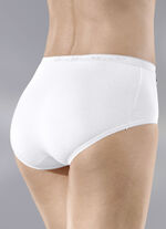 Sloggi Basic+ Midi Dreierpack Slips 1X BLEU, 1X MARINE, 1X WEISS