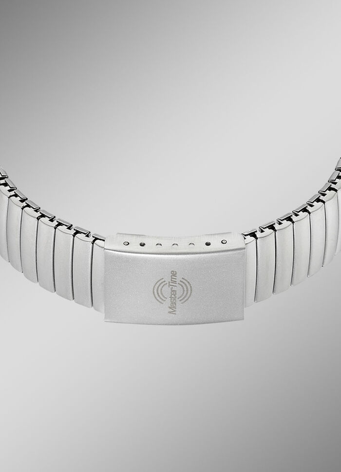 Master Time Funk-Damenuhr mit Edelstahlzugband 