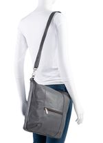 Laurina, Tasche, Damen, mit verstellbarem Umh&auml;ngeriemen GRAU