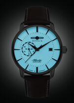 Zeppelin-Automatik-Herrenuhr mit Lederband 