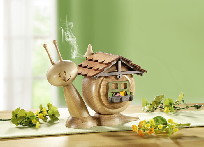 R&auml;ucherschnecke aus echter Handwerkskunst 