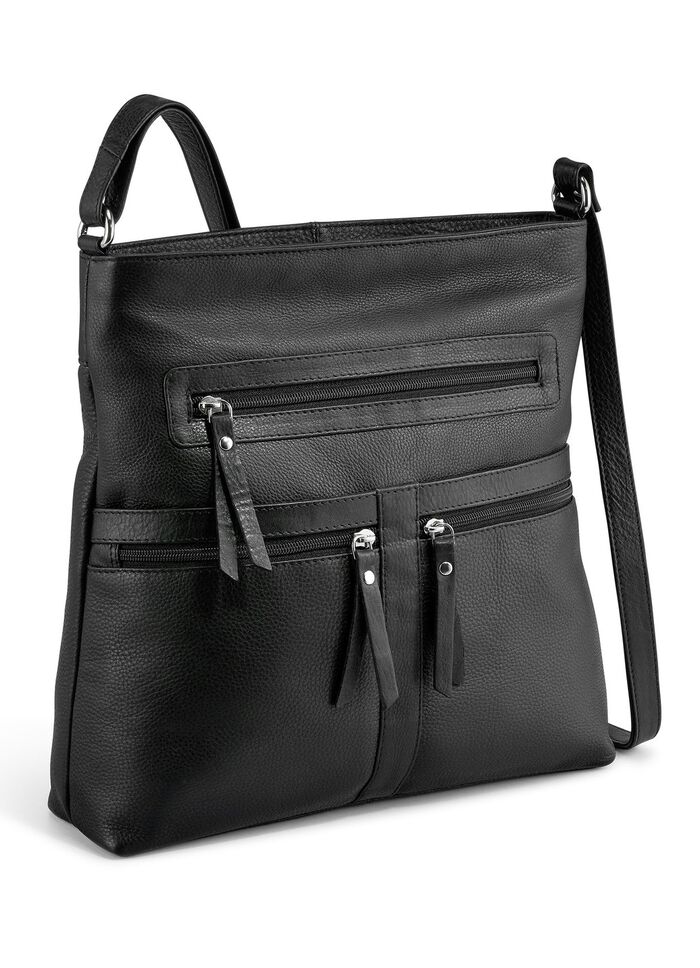 Laurina, Tasche, Damen, mit verstellbarem Umh&auml;ngeriemen SCHWARZ