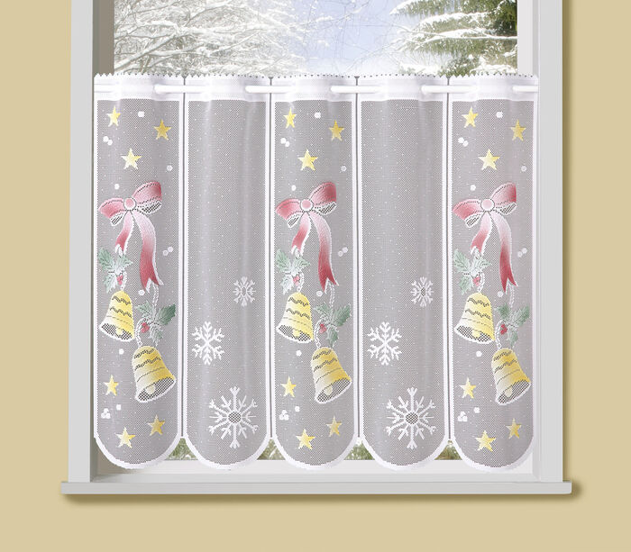 Kurzstore Glöckchen mit Stangendurchzug BUNT