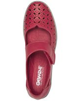 Gemini Slipper aus weichem Rindleder ROT