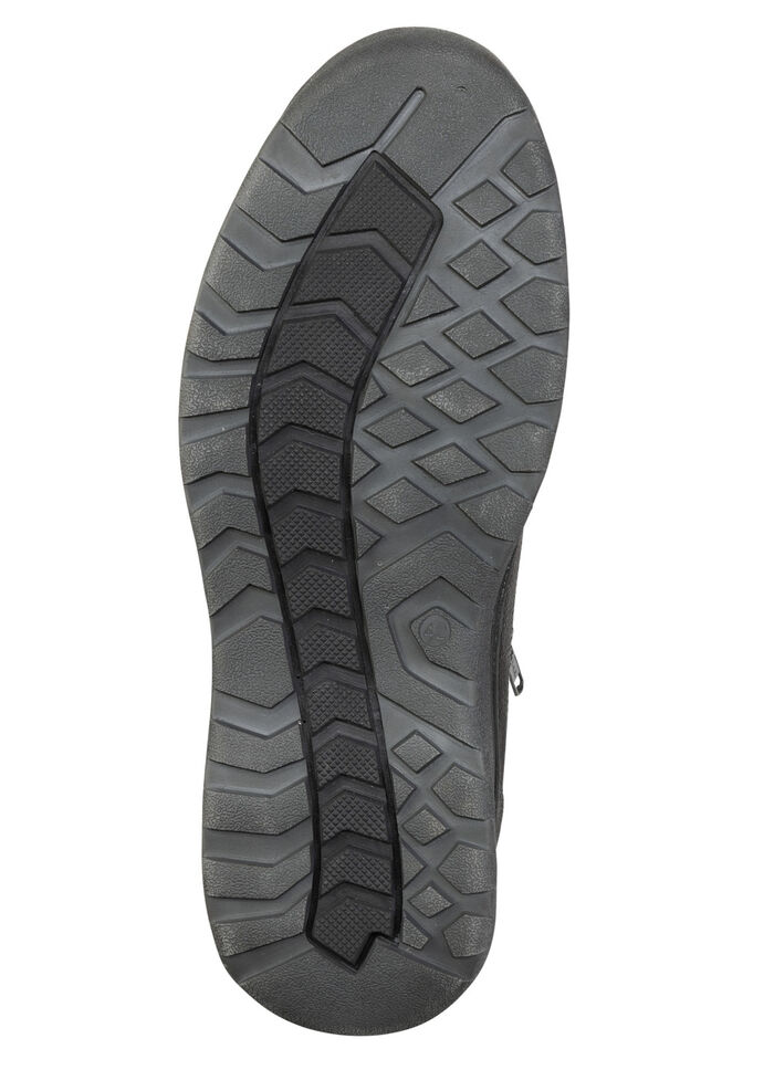 GINO GALANTE, gefütterte Herren-Boots, Winterschuhe, mit Lammfell SCHWARZ