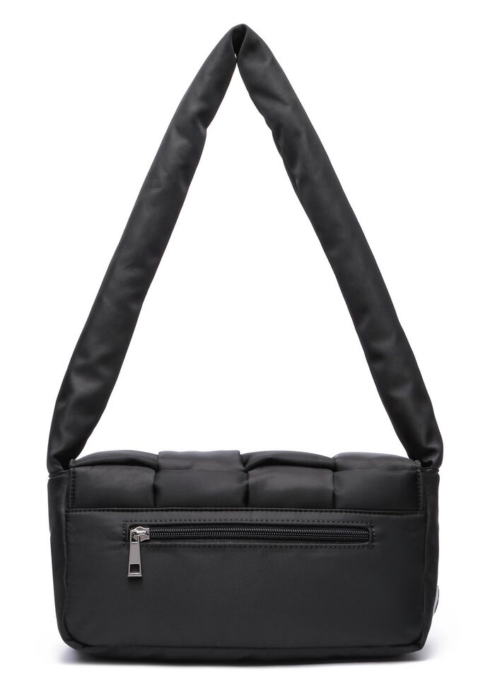 Collezione Alessandro Tasche aus zart gl&auml;nzendem Textilmaterial SCHWARZ