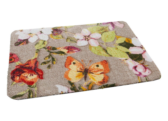 Fußmatte mit rutschhemmender Latex-Rückseite 