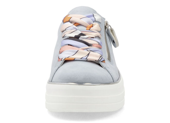 Remonte Sneaker mit bunter Schnürung BLEU-WEISS