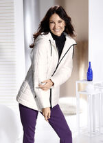 Jacke mit fester Kapuze 