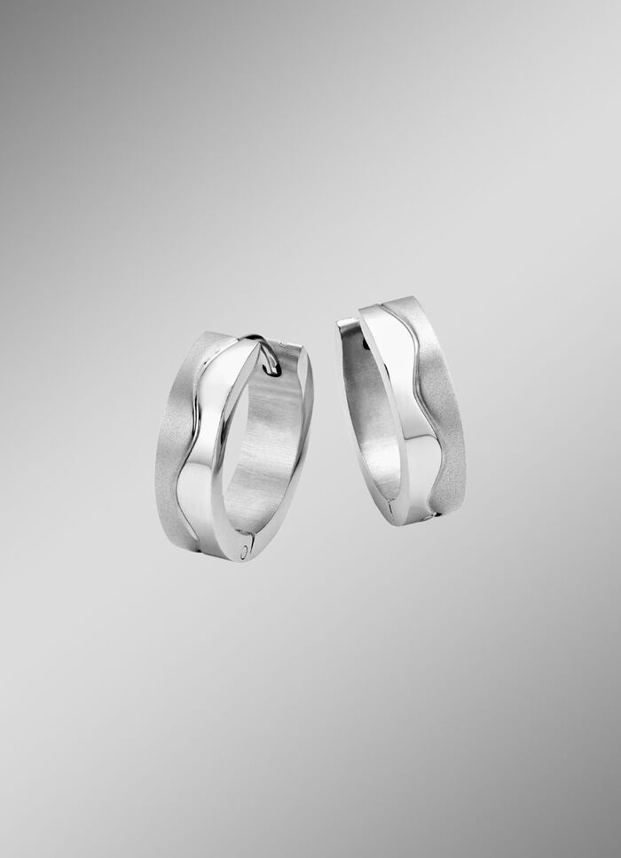 Klappcreolen aus Edelstahl 