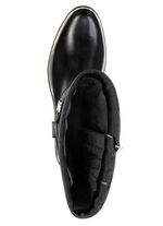 ELENA EDEN, trendige Damen-Stiefel, Winterschuhe, Weite G, mit Reißverschluss SCHWARZ