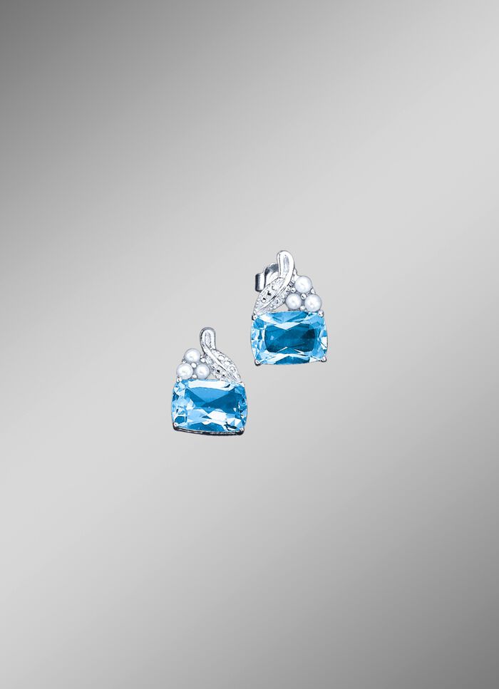 Ohrstecker mit Blattdesign 