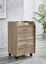 Rollcontainer mit 4 Schubladen EICHE SONOMA