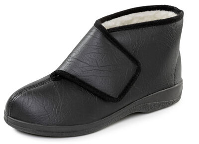 Gefütterte Herren-Hausschuhe, mit Schurwolle 