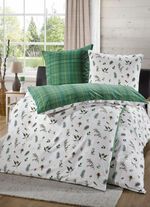 Flauschig weiche Wende-Bettwäsche aus reiner Baumwolle 