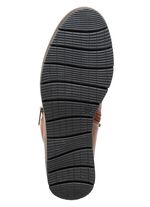 ELENA EDEN Schn&uuml;r-Bootie mit gepolstertem Schaftrand BRAUN