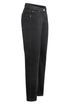 Samtweiche Hose in 5-Pocket-Form SCHWARZ