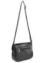 Laurina, Tasche, Damen, mit verstellbarem Umhängeriemen SCHWARZ